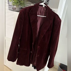 Calvin Klein men’s sports coat, velvet feel